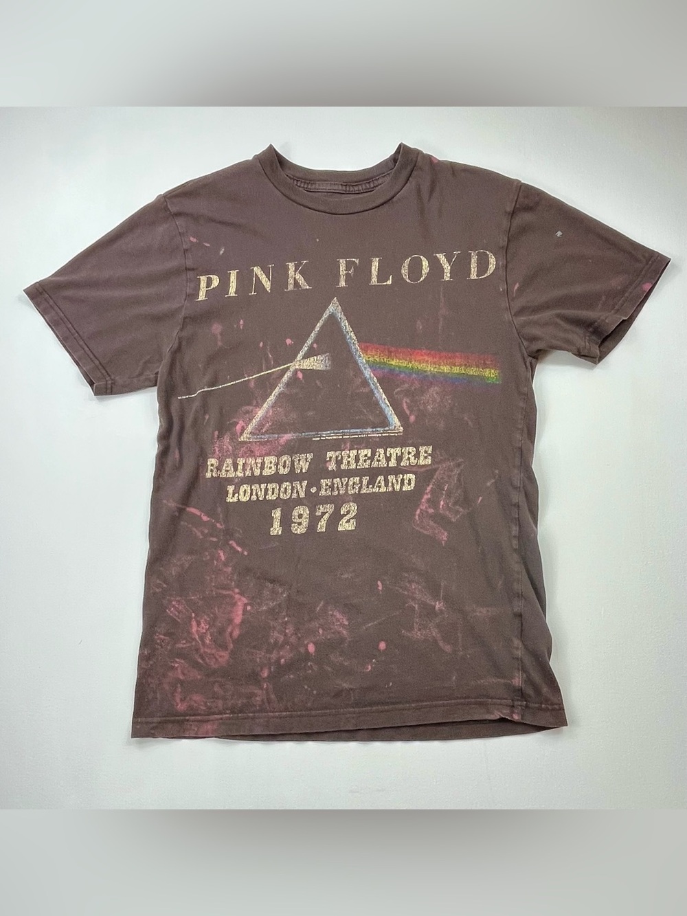 Pink Floyd Rainbow Theatre London England 1972 T-Shirt Size S Anthill Rockware